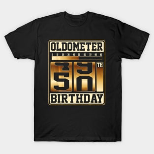 Oldometer 49 50 Shirt 50 Oldometer Shirt Fathers Day Gift T-Shirt